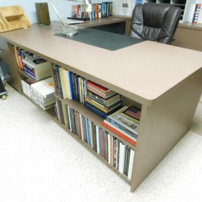 Impressive Desk and Office Workstation (No Contents, Books, Equipment)