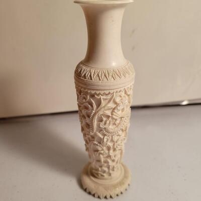 Antique real Ivory vase 20's