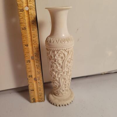 Antique real Ivory vase 20's