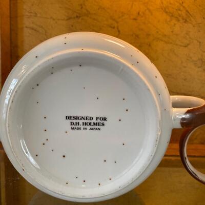 D H Holmes crab soup bowls - two