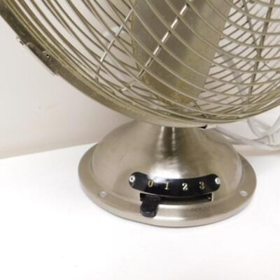 Heavy Duty Oscillating Fan with Stainless Finish Housing