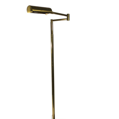 H743 Koch & Lowy Brass Adjustable Floor Lamp