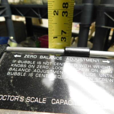 Health O Meter Floor Model Slide Weight Household Doctor's Scale