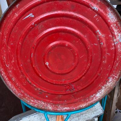 Vintage Eagle galvanized gasoline can