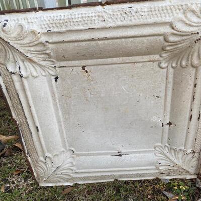 Antique turn-of-the-century ceiling tiles