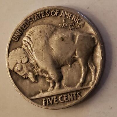 Old 1925 Buffalo Nickel Coin Free Shipping Bid or Buy Now
