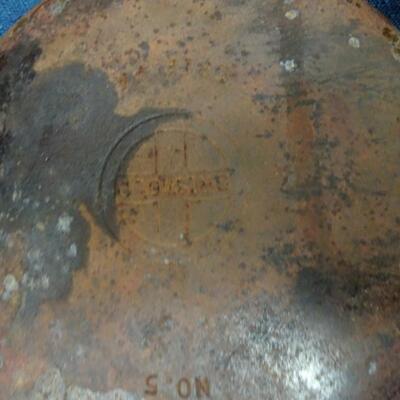 LOT 449  CAST IRON PANS