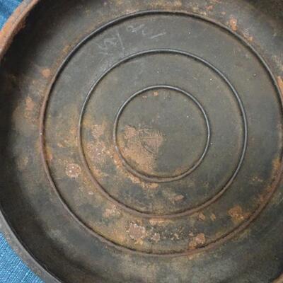 LOT 449  CAST IRON PANS