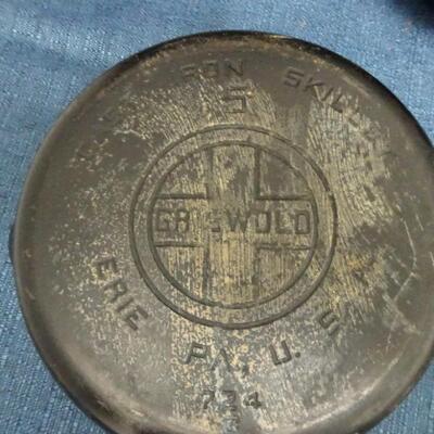 LOT 449  CAST IRON PANS