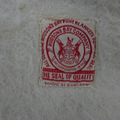 LOT 451  HUDSON'S BAY COMPANY WOOL BLANKET
