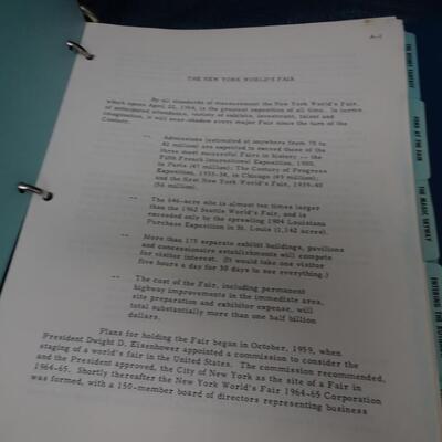LOT 463  1964 FORD NEW YORK WORLD'S FAIR PAPERWORK/SALE KIT