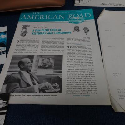 LOT 463  1964 FORD NEW YORK WORLD'S FAIR PAPERWORK/SALE KIT