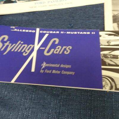 LOT 463  1964 FORD NEW YORK WORLD'S FAIR PAPERWORK/SALE KIT