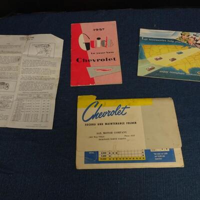 LOT 464     1957 CHEVROLET PAPERWORK