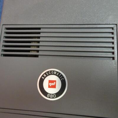 LOT 468  VINTAGE GAF ANSCOMATIC 680 PROJECTOR AND VHS/DVD PLAYER