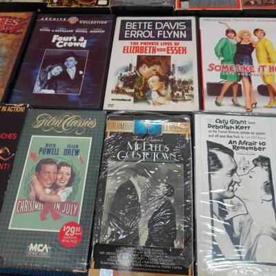 LOT 486  VHS AND DVD COLLECTION