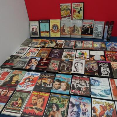 LOT 486  VHS AND DVD COLLECTION