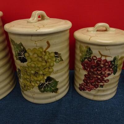 LOT 494  CANISTER SET