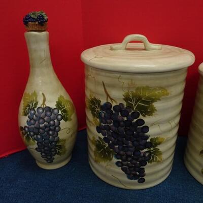 LOT 494  CANISTER SET