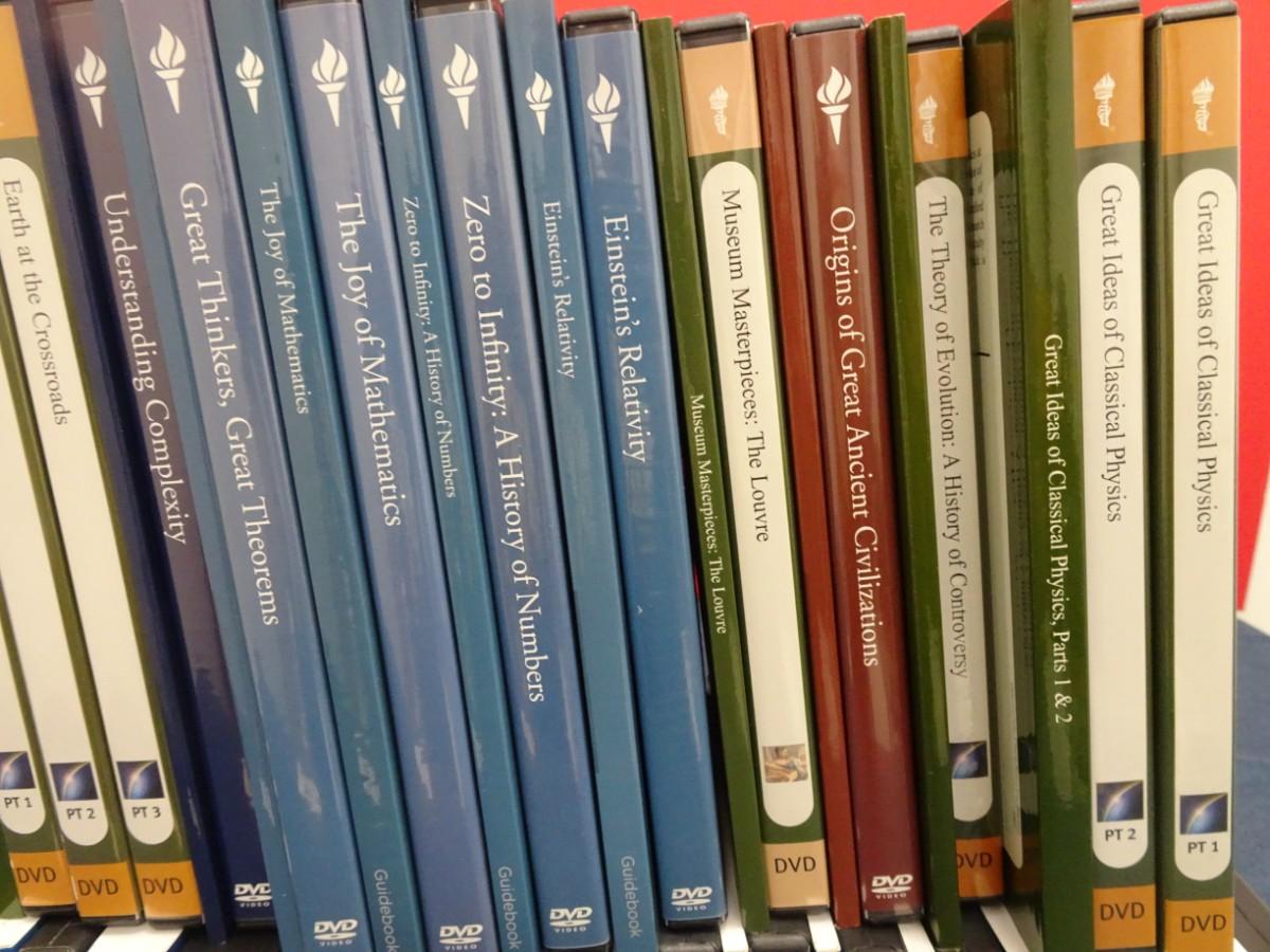 LOT 496 THE GREAT COURSES DVD/BOOKS (46 LESSONS) LOT 496 THE GREAT COURSES DVD/BOOKS (46 LESSONS)