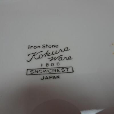 LOT 509  11 WHITE AND 11 CLEAR PLATES