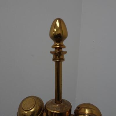 LOT 511  GREEN SWIRL TABLE LAMP