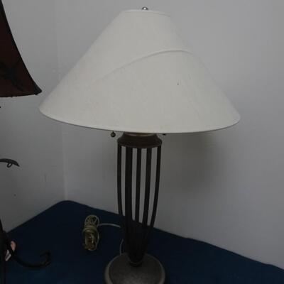 LOT 512  TWO TABLE LAMPS