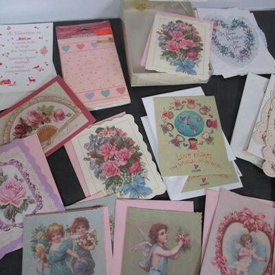 Lot of Modern Valentine Cards, Invitations
