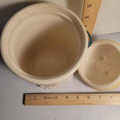 Ceramic popcorn container