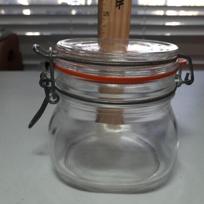 Fidenza locking glass jar