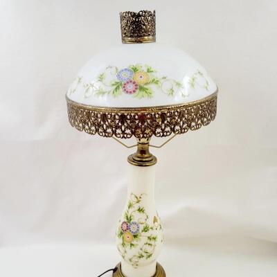 REPRODUCTION GLASS LAMP SHADE LAMP