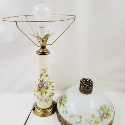 REPRODUCTION GLASS LAMP SHADE LAMP