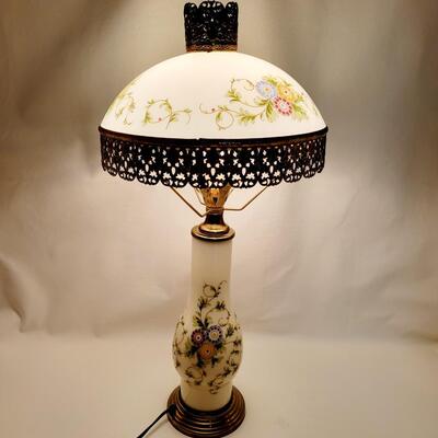 REPRODUCTION GLASS LAMP SHADE LAMP