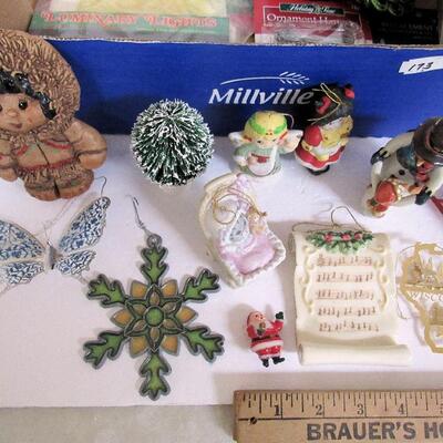 Large Mixed Lot of Christmas Ornaments