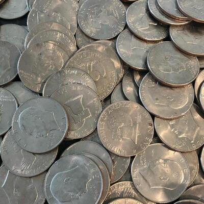 Estate Collection of 50 Ike Dollars