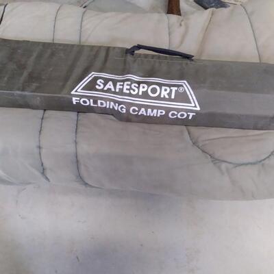 LOT 224  SAFESPORT FOLDING CAMP COT