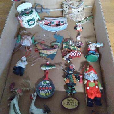 LOT 225  FISHING AND CAMPING ORNAMENTS