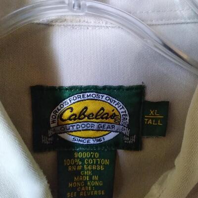 LOT 226  CABELAS  MENS WESTERN SHIRTS