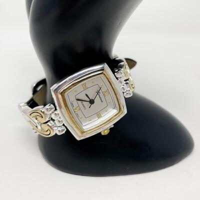 GENEVA GOLD & SILVER TONED QUARTZ WATCH - WORKS