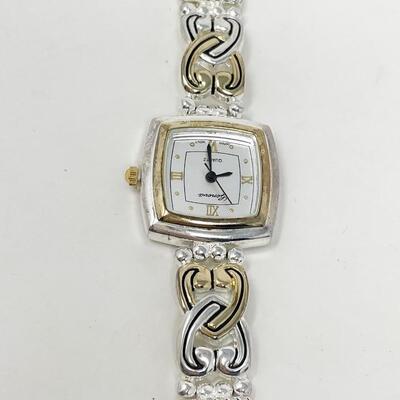 GENEVA GOLD & SILVER TONED QUARTZ WATCH - WORKS