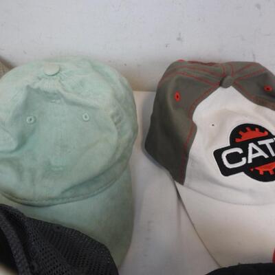 9 Hats & Cub Scout bandana: Utah  State hat, Nomad, Swiss Days, Cate