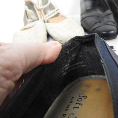 Womens shoes 3 pairs: hush Puppies, fanfares, Circus brands, sizes 9-11