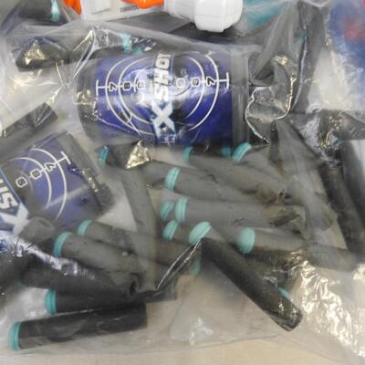 Toy Gun lot: Nerf, 5 Zuru X shot, 30+ darts