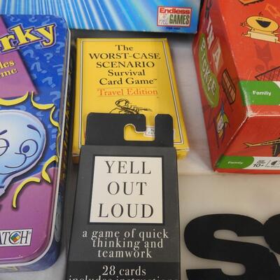 Games 6 pc lot:Newlywed Game, Malarky, How To Host A Murder, Worst Case Scenario