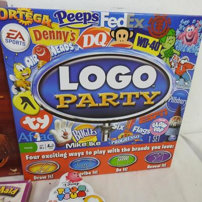 Game lot:Jumanji, Logo Party, Trolls Trouble, 3 card games, Disney Bubble Fever