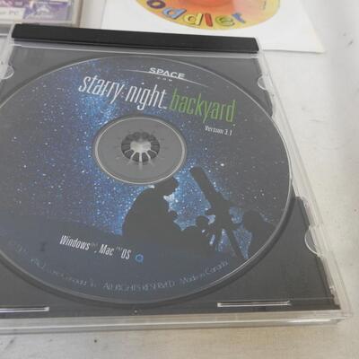 CD Rom games (11): Barbie,My Little Pony, Oregon Trail, CD Starry NIght.Backyard