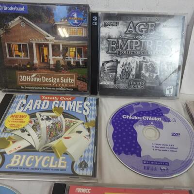 CD Rom games (11): Barbie,My Little Pony, Oregon Trail, CD Starry NIght.Backyard