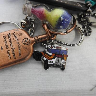 Key chains, Wrist bands, figurine & S& H Green stamps, California Raisin