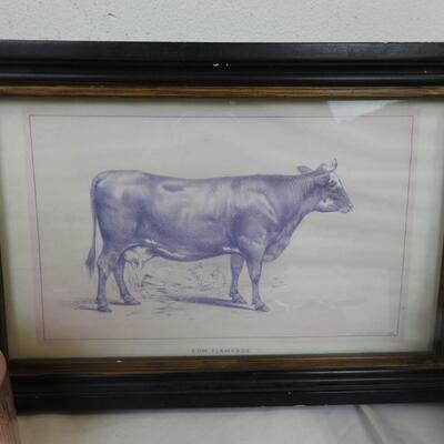 Candle and DÃ©cor Lot: Ladybugs, Watermelon, Cow Frame, Birds, Ceramic and More