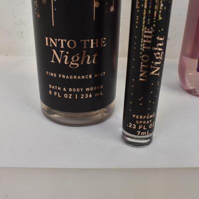 Personal care: Bath & Body Works shower gel, lotion, body mist, Disney sanitizer